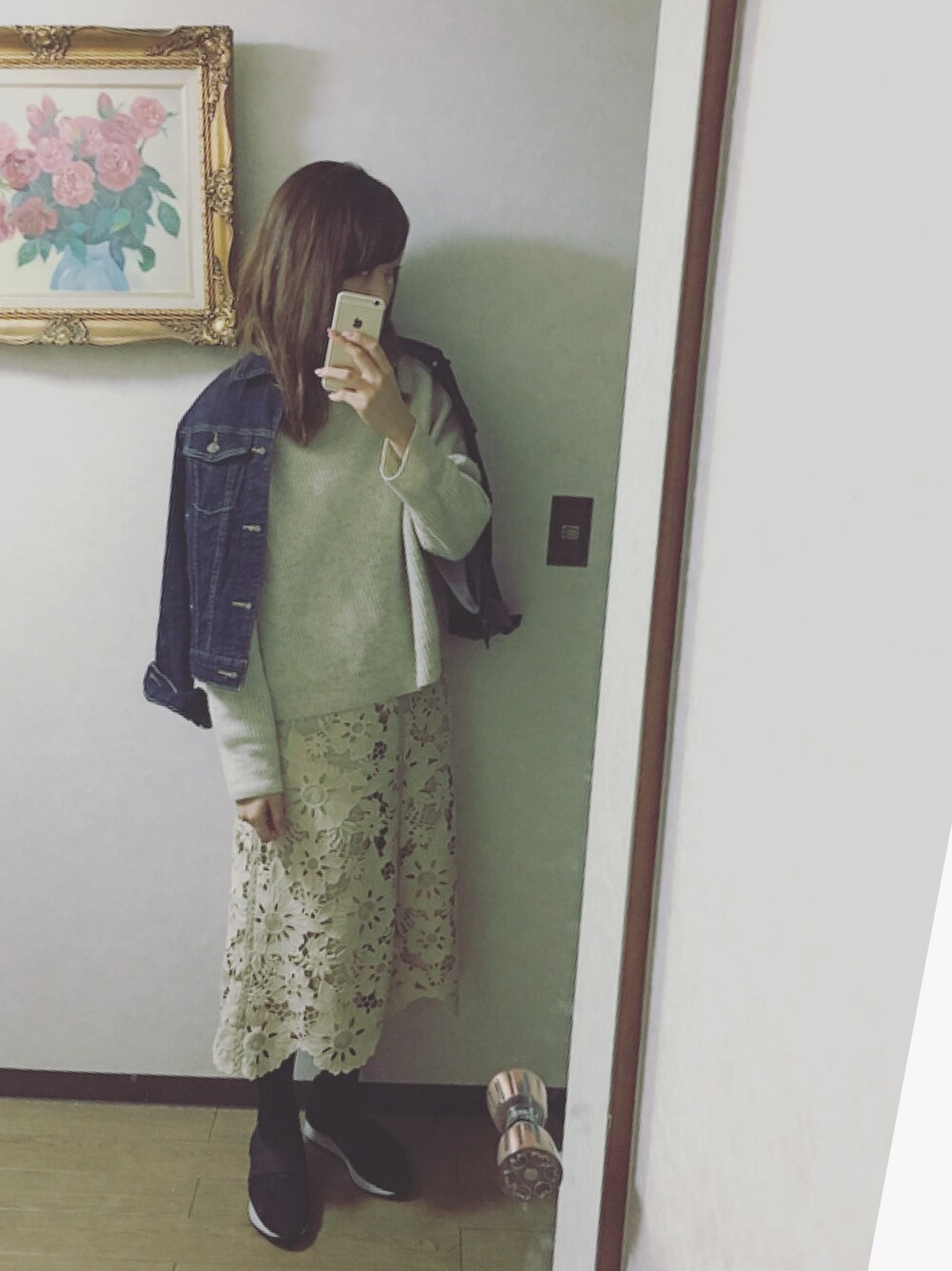 ドゥーズィエムクラス  畦  ハイネック  ニット Deuxieme Classe（ドゥーズィエムクラス）の「ラム畦 ハイネック
