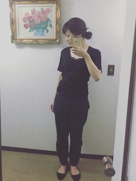 「Un-Demi（アンドゥミ）のアイテム」を使った、◎さん（レディース・165cm）の春コーディネート