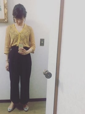 「URBAN RESEARCH DOORS（アーバンリサーチドアーズ）のアイテム（イヤリング）」を使った、◎さん（レディース・165cm）の夏コーディネート