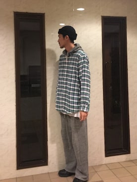 「ALTERNATIVE APPAREL（オルタナティブアパレル）のアイテム」を使った、matyyyさん（メンズ・184cm）の春コーディネート