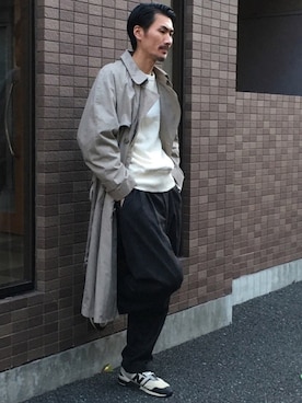 「N.H. TPES（エヌハリウッド テストプロダクトエクスチェンジサービス）のアイテム」を使った、matyyyさん（メンズ・184cm）の冬コーディネート