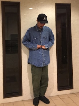 「SUBLIME（サブライム）のアイテム（シューズ）」を使った、matyyyさん（メンズ・184cm）の春コーディネート