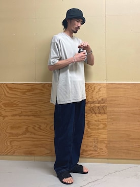 「SUBLIME（サブライム）のアイテム（シューズ）」を使った、matyyyさん（メンズ・184cm）の夏コーディネート