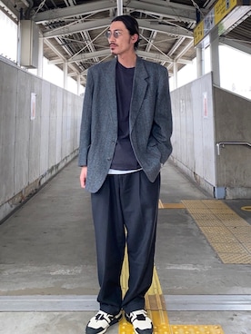 「N.H. TPES（エヌハリウッド テストプロダクトエクスチェンジサービス）のアイテム」を使った、matyyyさん（メンズ・184cm）の秋コーディネート