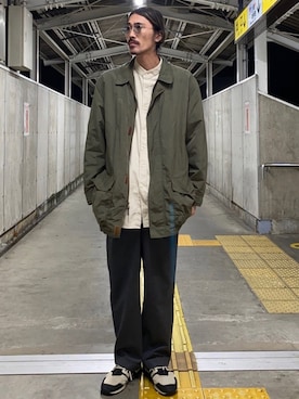 「N.H. TPES（エヌハリウッド テストプロダクトエクスチェンジサービス）のアイテム」を使った、matyyyさん（メンズ・184cm）の秋コーディネート