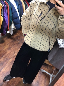 「L.L.Bean（エルエルビーン）のアイテム（ムートンコート）」を使った、yupppさん（レディース・163cm）の冬コーディネート