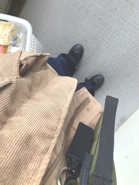 「A.P.C.（アーペーセー）のアイテム（財布/小物）」を使った、y.さん（レディース・154cm）の冬コーディネート