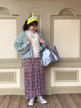 「'PalinkA（パリンカ）のアイテム」を使った、®️inaさん（レディース・159cm）の春コーディネート