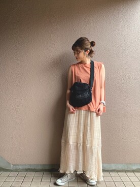 ®️inaさん（レディース・159cm）の夏コーディネート