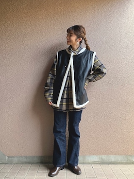 ®️inaさん（レディース・159cm）の冬コーディネート