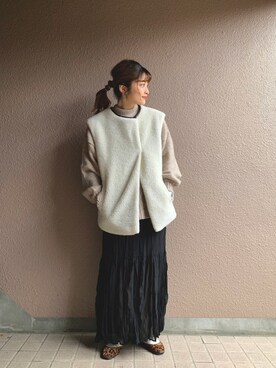 ®️inaさん(レディース・159cm)の冬コーディネート