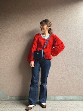 ®️inaさん（レディース・159cm）の冬コーディネート