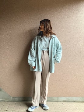 ®️inaさん（レディース・158cm）の春コーディネート