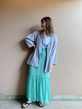®️inaさん（レディース・159cm）の夏コーディネート