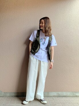 ®️inaさん（レディース・159cm）の夏コーディネート