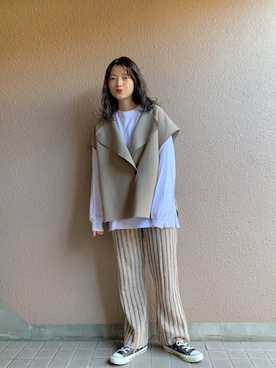 ®️inaさん(レディース・159cm)の秋コーディネート