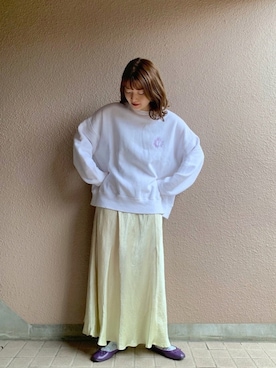 「消えそうな色コーデ」｜「アイテム（その他）」を使った、®️inaさん（レディース・159cm）の春コーディネート