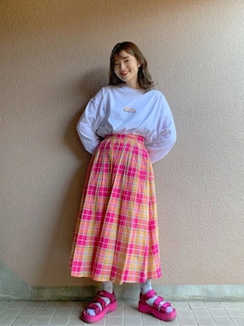 ®️inaさん（レディース・159cm）の春コーディネート