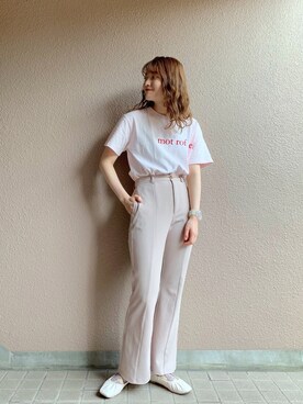 「ジーユーコーデ」｜「アイテム（その他）」を使った、®️inaさん（レディース・159cm）の夏コーディネート