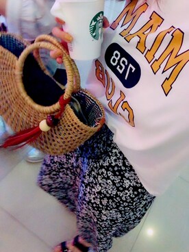 「niko and...（ニコアンド）のアイテム（クラッチバッグ）」を使った、kyo-chinさん（レディース・163cm）の夏コーディネート