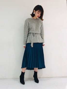 yoshiさん（レディース・161cm）の冬コーディネート