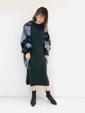 yoshiさん（レディース・161cm）の冬コーディネート