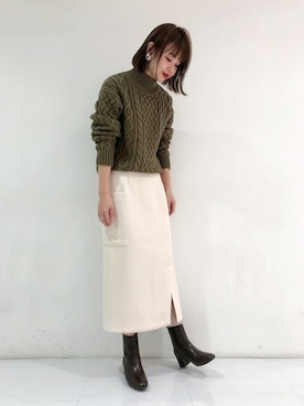 yoshiさん（レディース・161cm）の冬コーディネート