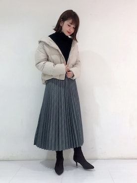 yoshiさん（レディース・161cm）の冬コーディネート