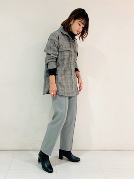 「アパートバイローリーズ」｜「アイテム（その他アウター）」を使った、yoshiさん（レディース・161cm）の秋コーディネート