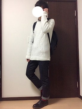 Riruさん（メンズ・176cm）の冬コーディネート