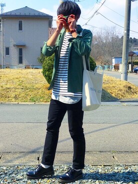Riruさん（メンズ・176cm）の春コーディネート
