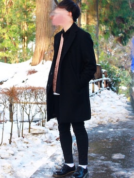 「HARE（ハレ）のアイテム（MA-1）」を使った、Riruさん（メンズ・176cm）の冬コーディネート