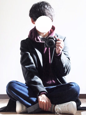 「DHOLIC SELECT（ディーホリックセレクト）のアイテム」を使った、Riruさん（メンズ・176cm）の冬コーディネート