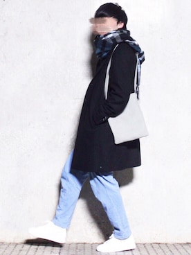 「DHOLIC SELECT（ディーホリックセレクト）のアイテム」を使った、Riruさん（メンズ・176cm）の冬コーディネート