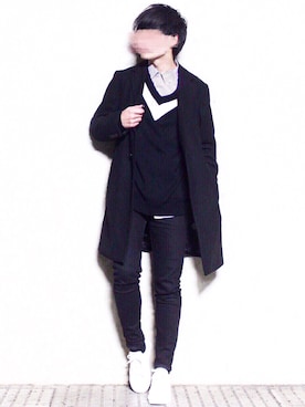 「DHOLIC SELECT（ディーホリックセレクト）のアイテム」を使った、Riruさん（メンズ・176cm）の冬コーディネート