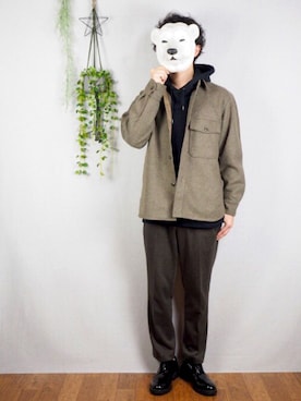 「チドリ柄」｜Noriさん（メンズ・175cm）の秋コーディネート