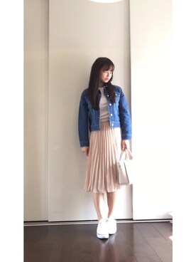 「CONVERSE（コンバース）のconverse（コンバース） ALL STAR OX（オールスターOX）（スニーカー）」を使った、まぁさん（レディース・160cm）の春コーディネート