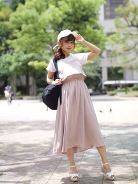 まぁさん（レディース・160cm）の夏コーディネート