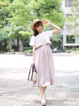 まぁさん（レディース・160cm）の夏コーディネート