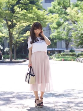 まぁさん（レディース・160cm）の夏コーディネート