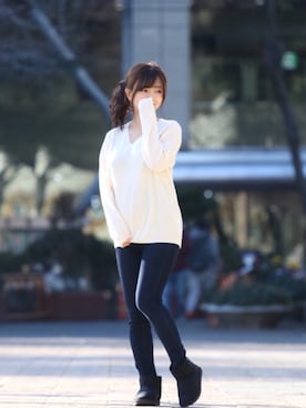 まぁさん（レディース・160cm）の冬コーディネート