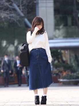 まぁさん（レディース・160cm）の冬コーディネート