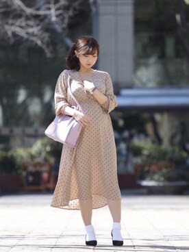 まぁさん（レディース・160cm）の春コーディネート