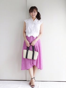 まぁさん（レディース・160cm）の夏コーディネート
