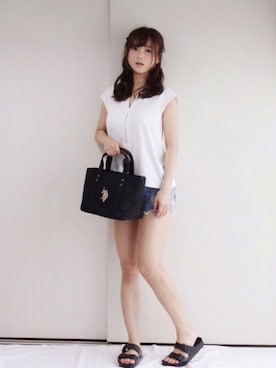 「ARIZONA」｜まぁさん（レディース・160cm）の夏コーディネート