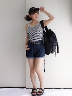 「ARIZONA」｜まぁさん（レディース・160cm）の夏コーディネート