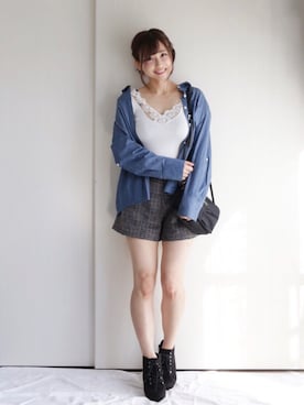 まぁさん（レディース・160cm）の夏コーディネート