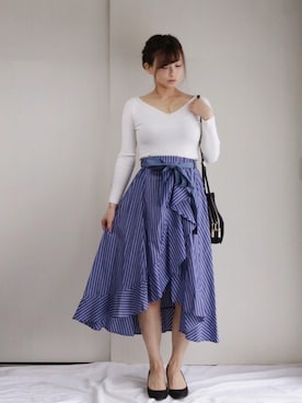 「thevirgnia」｜「アイテム（アクセサリー）」を使った、まぁさん（レディース・160cm）の秋コーディネート