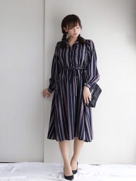 「atstagram_l」｜まぁさん（レディース・160cm）の秋コーディネート