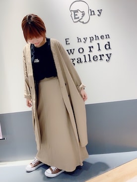 「秋のカフェオレコーデ」｜「アイテム（ジャケット/アウター）」を使った、Amiさん（レディース・155cm）の秋コーディネート